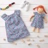 Bomullspoplin Peppa ansikten Licenstyg | ABC Ltd – ljus turkos,  thumbnail number 6