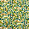 Behandlad bomull Fina blad – blågran/currygul,  thumbnail number 1