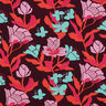 LENZING™ ECOVERO™ viskostyg  Amira Floral | Nerida Hansen – merlot/chiliröd,  thumbnail number 1