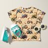 Bomullsjersey traktor med djur Digitaltryck – anemon/mandel,  thumbnail number 5