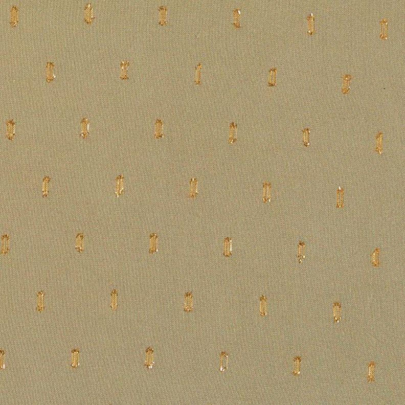Viskostyg glitterdroppar – ljusoliv, image number 1