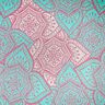 Strandkläder hamam-handduk jacquard-ornament – pepparmynta/purpur,  thumbnail number 1