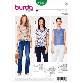 Top / blus, Burda 6525, 