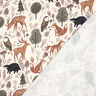 Sweatshirt Ruggad djur i skogen Digitaltryck | Poppy Fabrics – yllevit,  thumbnail number 4