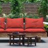 Outdoortyg Canvas Enfärgat – terracotta,  thumbnail number 5