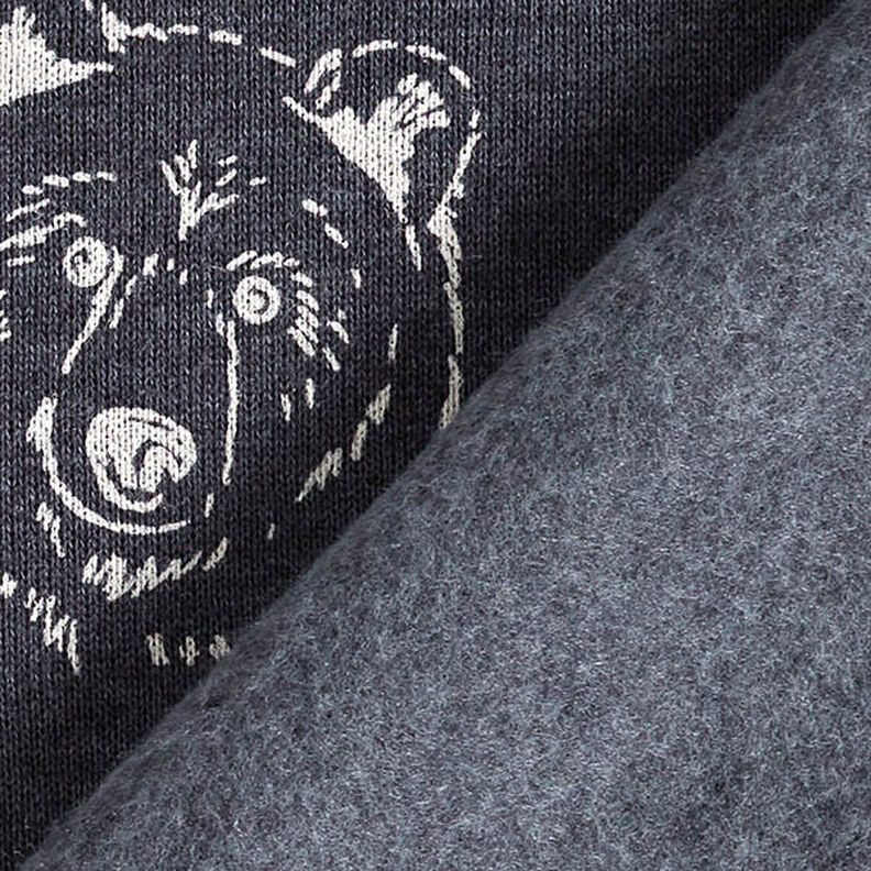 Sweatshirt Ruggad björn – nattblå/ljusgrått,  image number 4