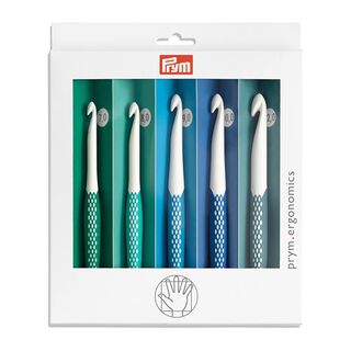 Garnvirknålar, set, 5 delar [7,0 - 12,0] Ergonomics| Prym, 