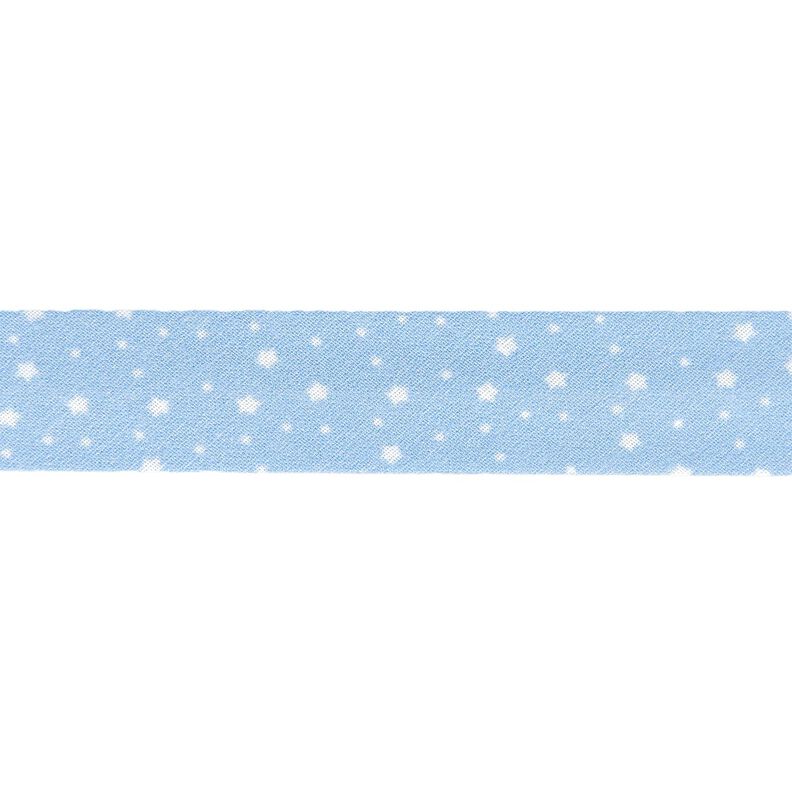 Snedslå stjärnor ekologisk bomull [20 mm] – ljusblått,  image number 1