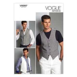 Herrväst, Vogue 8987 | 44 - 50, 