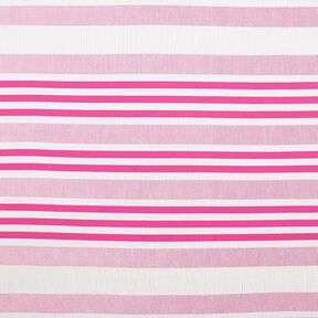 Viskosjersey krinklad – vit/pink, 