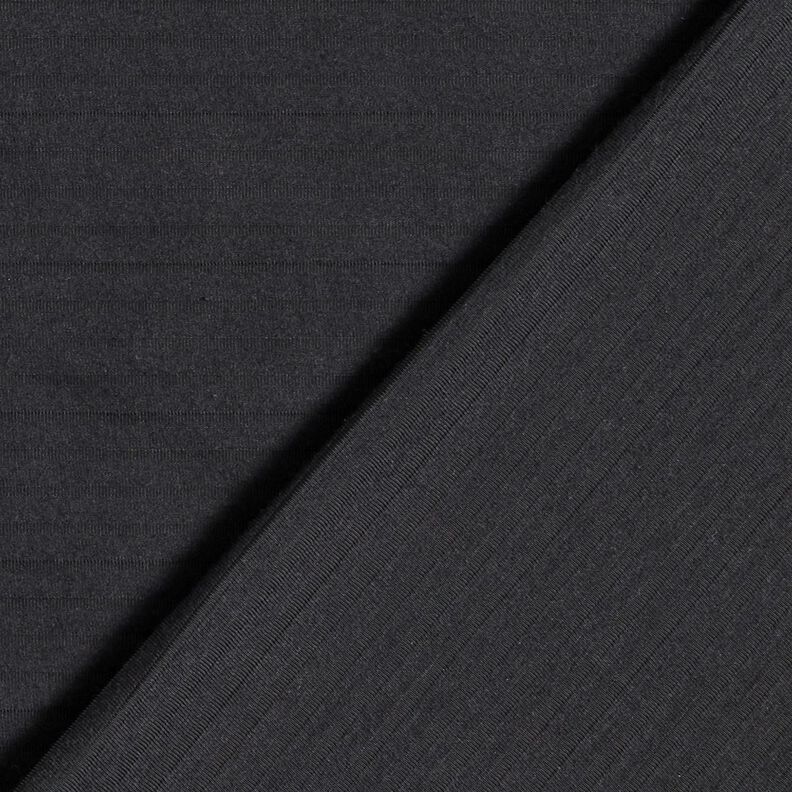 Ribbad jersey Enfärgat – svart,  image number 4