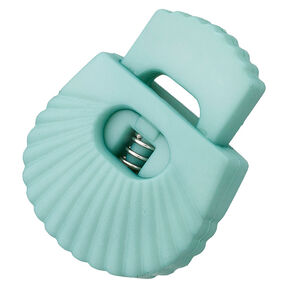 Snörstopp Mussla [Öppning: 8 mm] – ljus mint, 