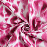 GOTS French Terry Leopardmönster i batik | TCC x LOOKS by Wolfgang Joop – purpur/vit,  thumbnail number 5