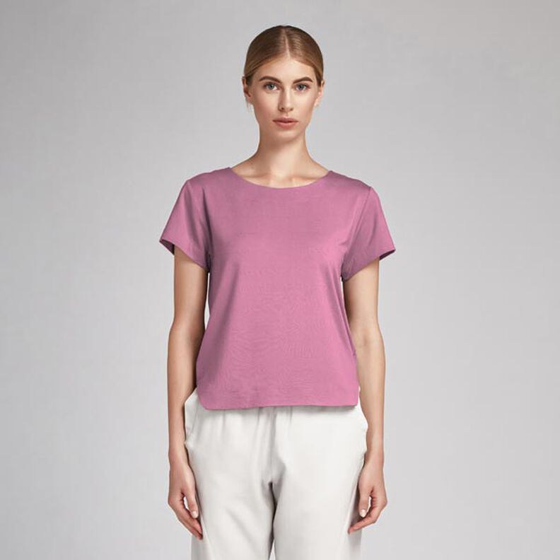 Bomullspoplin Enfärgat – pastellviolett,  image number 6