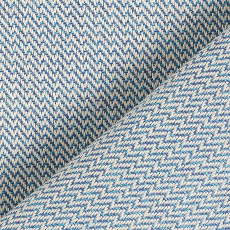 Outdoortyg jacquard liten sicksack – marinblått, image number 5