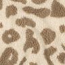 Teddyplysch Leopardmönster – natur/mörk gråbrun,  thumbnail number 2