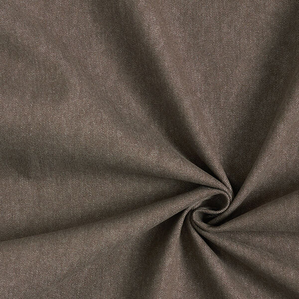 Bomullstyg med en ruggad yta enfärgad – brun,  image number 1