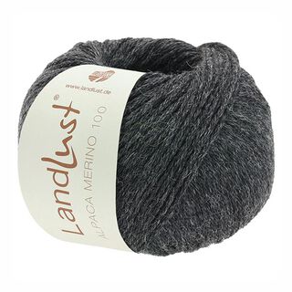 LANDLUST Alpaca Merino 100, 50g | Lana Grossa – antracit, 