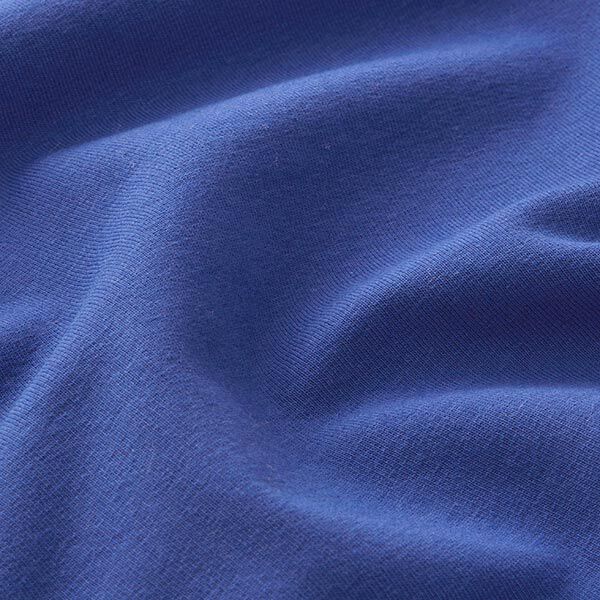 Lätt bomullssweat enfärgad – indigo,  image number 4