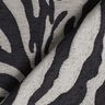 Stoppningstyg Jacquard zebra – svart/grå,  thumbnail number 4
