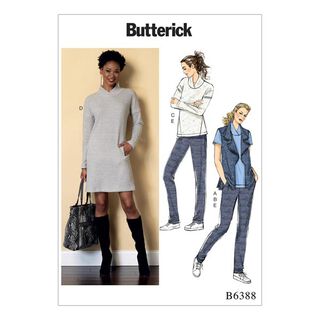 Topp|Klänning|Väst|Byxor, Butterick 6388|42 - 52, 