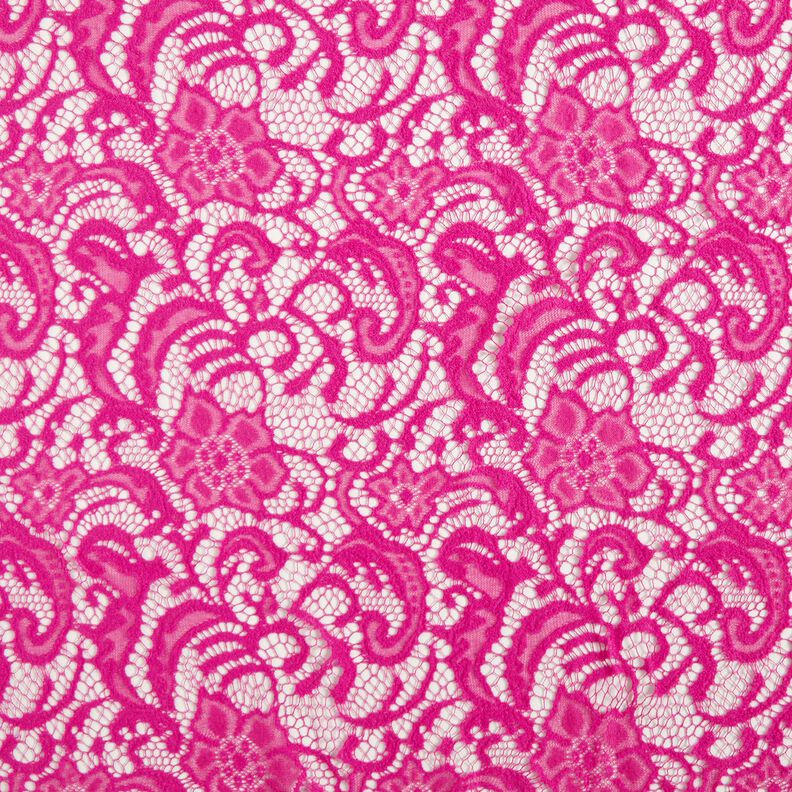 bouclé-spets blommor – intensiv rosa,  image number 1