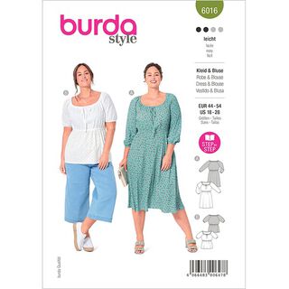 Blus / Klänning,Burda 6016 | 44 - 54, 