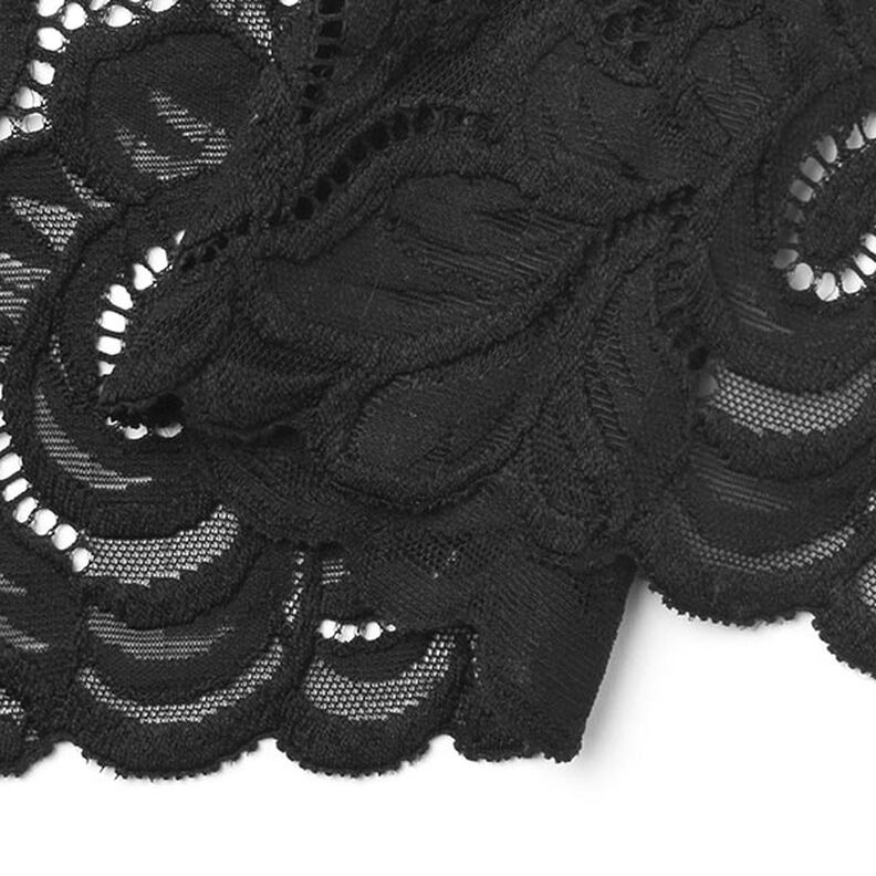 Elastisk spets Aphrodite [165 mm] - svart,  image number 2