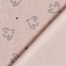 frottéjersey Småfåglar – ljus gammelrosa,  thumbnail number 4