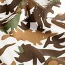 Bomullsjersey Kamouflage-dinosaurie – elfenbensvit/brun,  thumbnail number 2