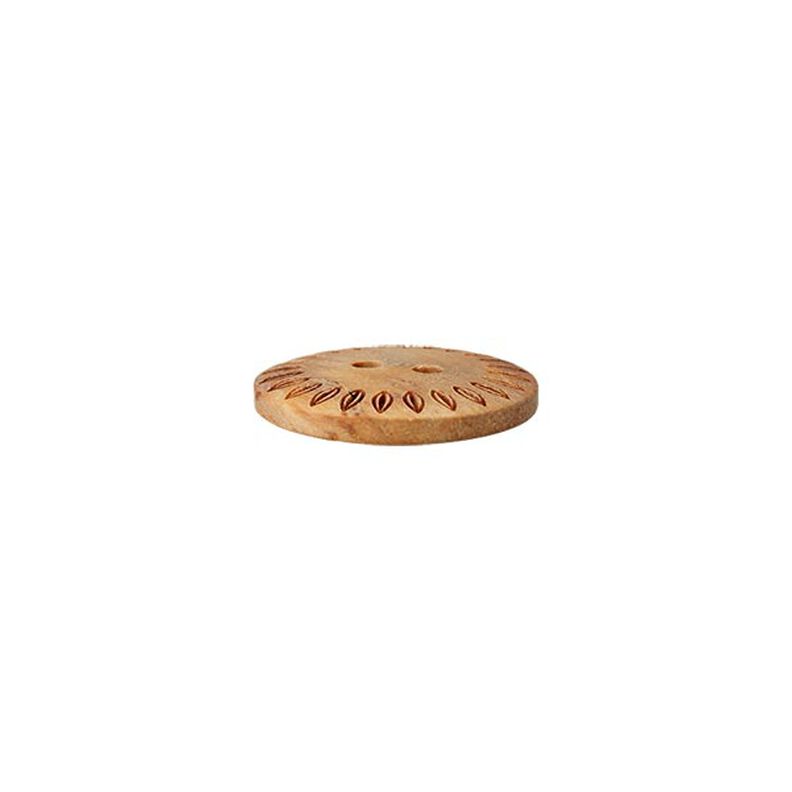 Träknapp 2 hål – beige,  image number 2
