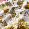 Dekorationstyg panama blomtryck – dimgrå,  thumbnail number 2