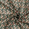 Crepe-chiffong bladmönster – svart/vass,  thumbnail number 3