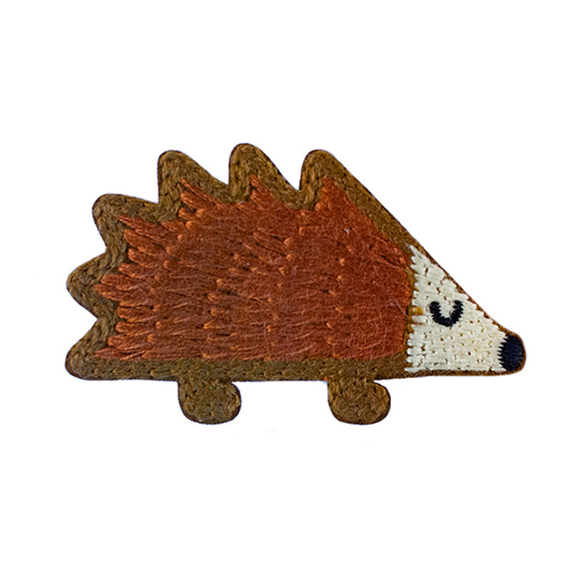 Tygmärke Igelkott [ 4 x 7 cm ] – brun,  image number 1