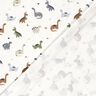 Bomullsjersey Glada dinosaurier – elfenbensvit/vass,  thumbnail number 4