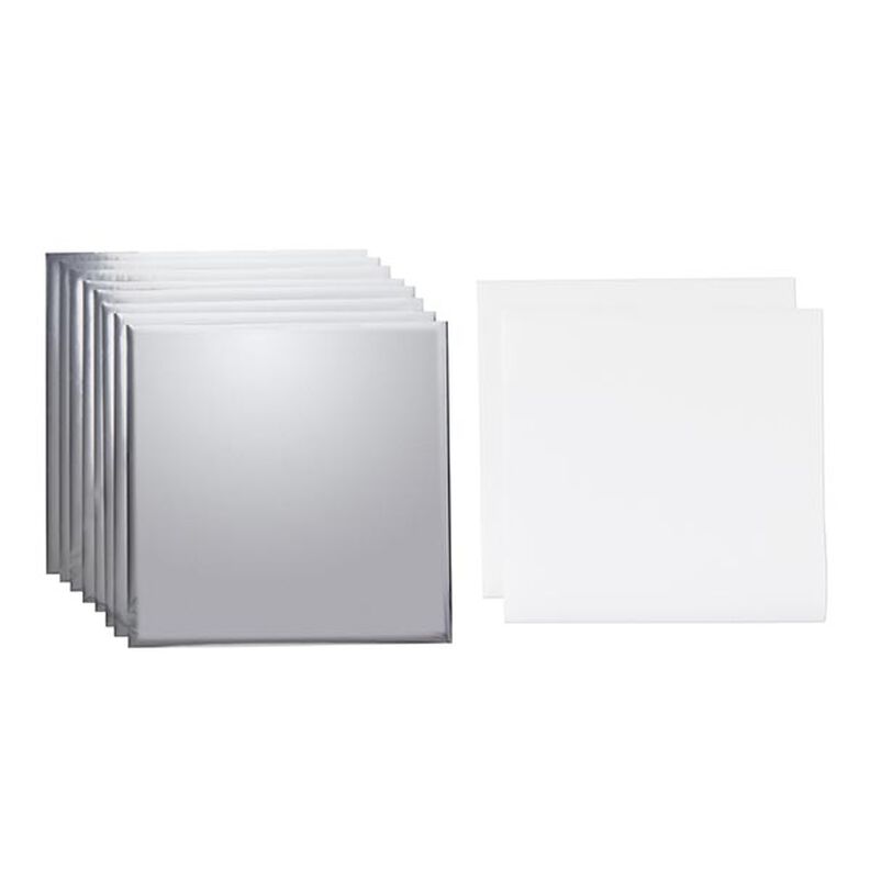 Cricut överföringsfolier [ 30,5 x 30,5 cm | 8 styck ] – silver metallic,  image number 2