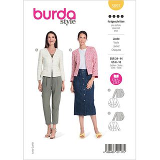 Jacka  | Burda 5897 | 34-44, 