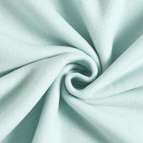 Bomullsfleece Enfärgat – isblå, 