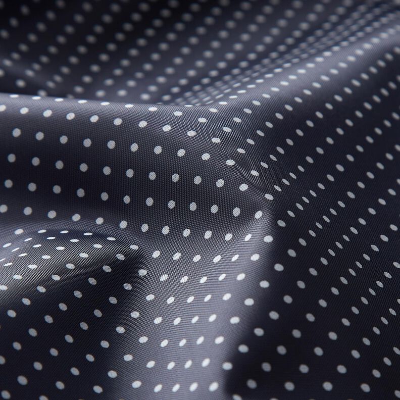 fodertyg polkadots – marinblått/vit,  image number 2