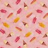Bomullspoplin isglass Digitaltryck – gammalt rosa,  thumbnail number 1