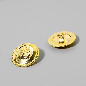 Metallknapp Ankare – guld metallisk, 