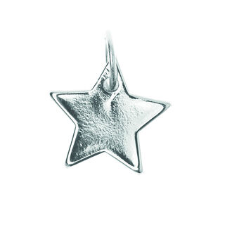Hängsmycke Star [Ø10 mm] | Rico Design – silver, 