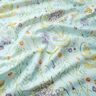 Bomullstyg Poplin vilda blommor – ljus mint/lavender,  thumbnail number 2