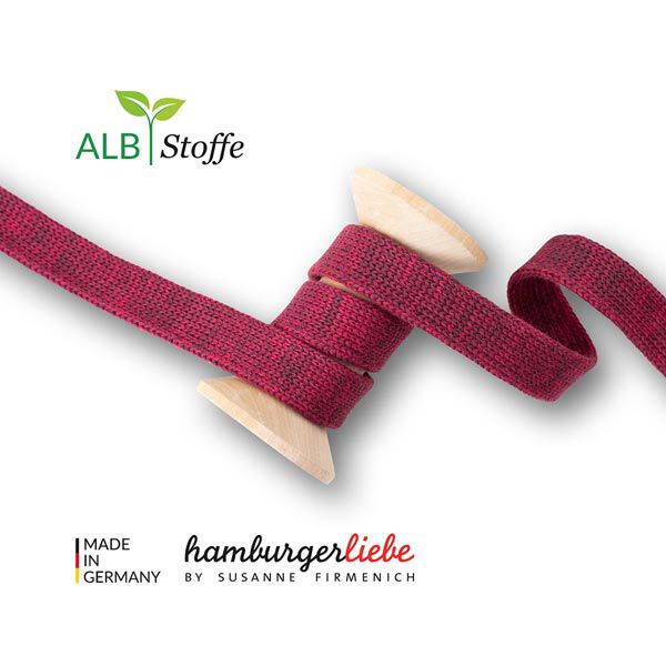 GOTS Hoodie snodd CORD ME Melange [ 20 mm ] | Albstoffe | Hamburger Liebe,  image number 1