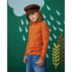 Bomullsjersey Drakflygning Digitaltryck | PETIT CITRON – brandgul,  thumbnail number 7