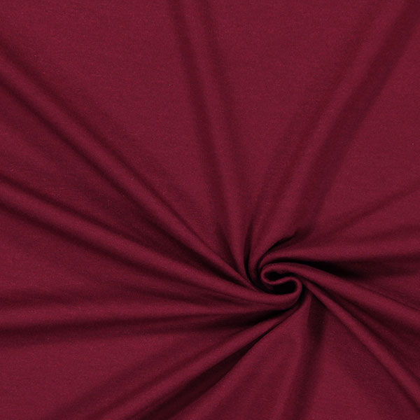 Viskosjersey Medium – bordeauxrött, image number 1