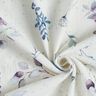 Muslin/Dubbel-krinkelväv Eukalyptusgrenar akvarell – yllevit/aquablått,  thumbnail number 3