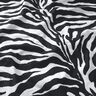 Stoppningstyg Jacquard zebra – vit/svart,  thumbnail number 2