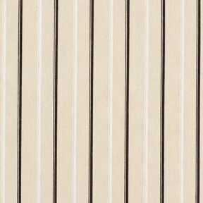 Linne-mix Ränder – mandel/svart, 