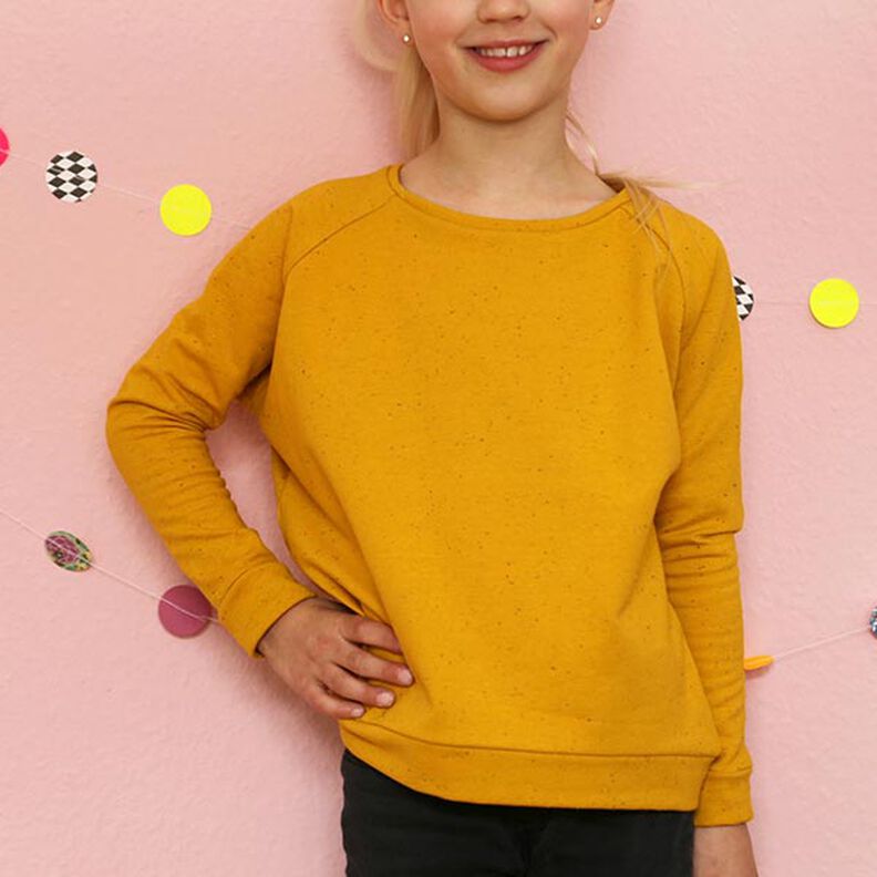 MONA - raglansweater med smala ärmar, Studio Schnittreif  | 98 - 152,  image number 4